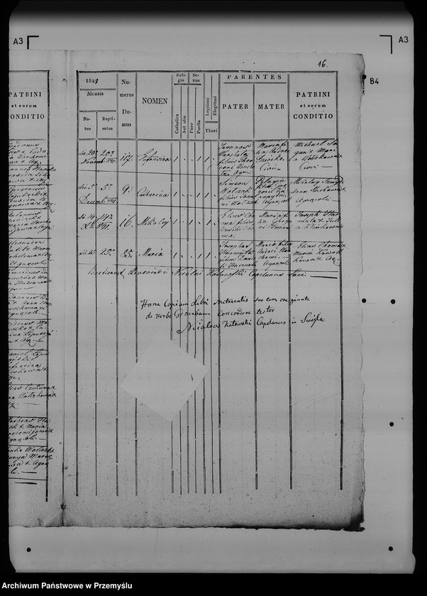 image.from.unit.number "[Kopie ksiąg metrykalnych parafii Święte z filią Zadąbrowie (dekanat Radymno)]"