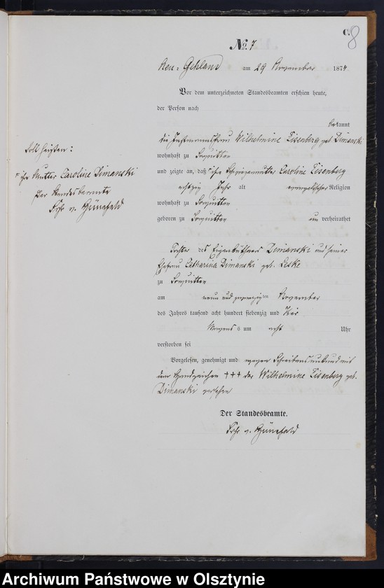 image.from.unit.number "Haupt-Sterbe-Register Nr 1 - 10"