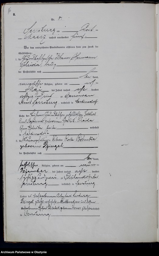 image.from.unit.number "Heiraths-Haupt-Register Nr 1 - 63"