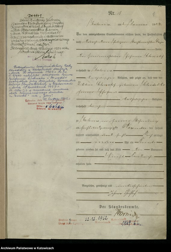 image.from.unit "Księga urodzeń, tom 1, nr 1-560"