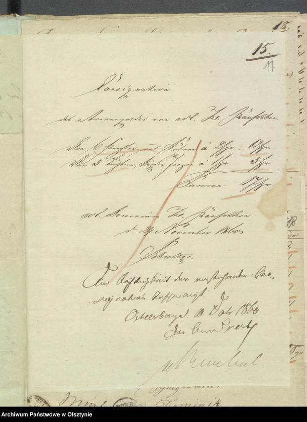 image.from.unit.number "Beläge der Einnahme und Ausgabe zur Kirchspiels Armen Cassen Rechnung"