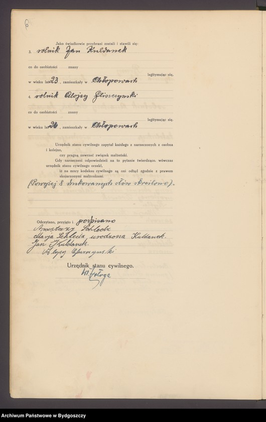 image.from.unit.number "Akta małżeństw - pierwopis nr 1-71"