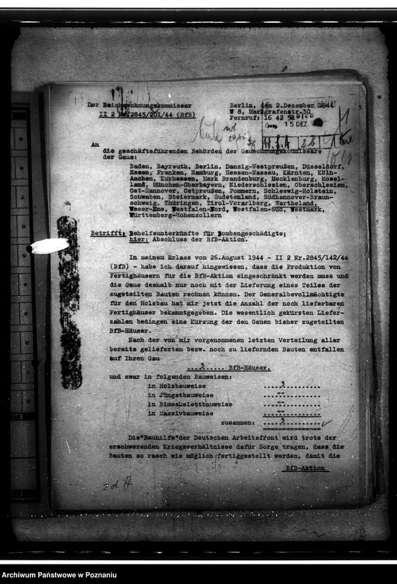 Obraz 5 z jednostki "Behelfsunterkünfte für Bombenbeschädigte"