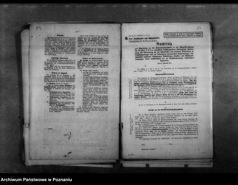Obraz 13 z jednostki "Rozpoządzenia niemieckiego ministerstwa wojny dotyczące konfiskat kruszczów - druk, [język niemiecki.]"