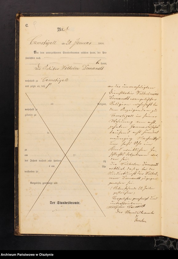 image.from.unit.number "Sterbe-Haupt-Register Nr 1 - 133"