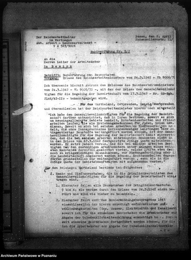 Obraz 5 z jednostki "Vereinfachung der Reichsbauverwaltung. Bewerbungen von Grundstücken"