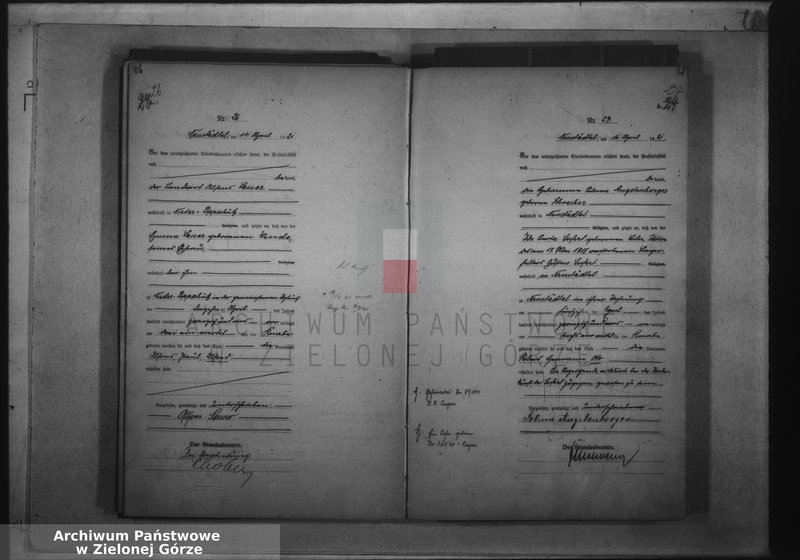 image.from.unit.number "Geburts-Haupt-Register 1921 No. 1 bis 88"