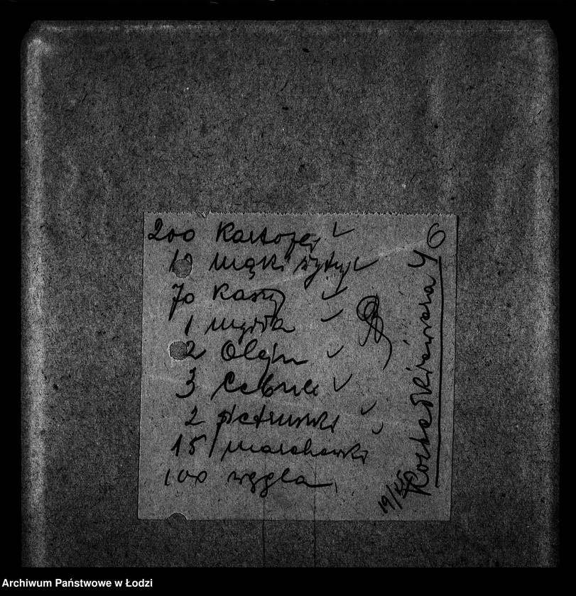 Obraz 9 z jednostki "Kuchnia N. 189 Koziełkiewicza 4 [Działalność kuchni, personel, konsumenci, kontrole]"