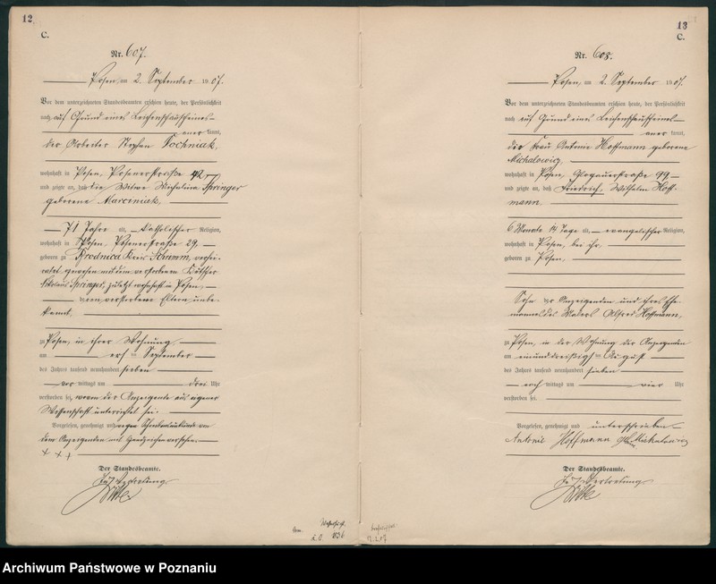 Obraz 9 z jednostki "Księga miejscowa zgonów tom II [Rejestr główny zgonów]"