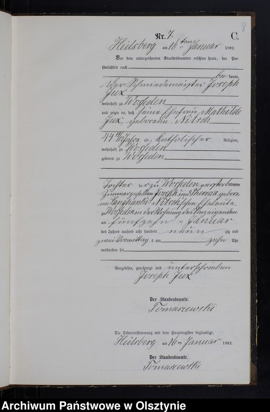 image.from.unit.number "Sterbe-Neben-Register Tom I,Nr 1 - 100"