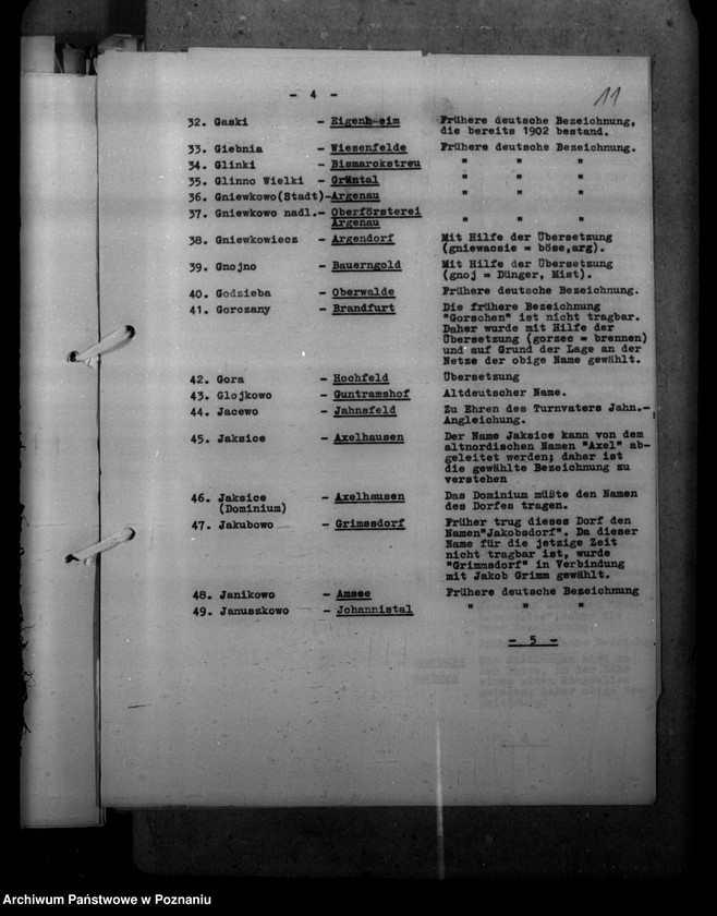 Obraz 15 z jednostki "Ortsnamenänderung Kreis Hohensalza - Inowrocław"