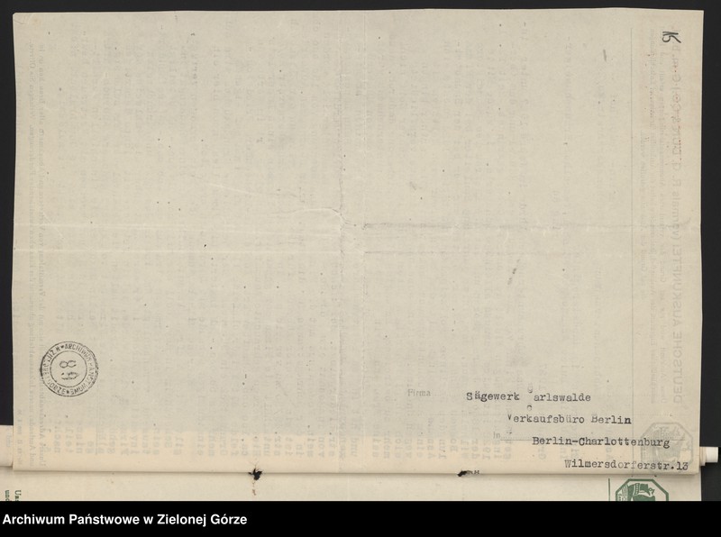 image.from.unit.number "[Informacja przemysłowo-handlowa agencji Deutsche Auskunftei z lat 1926-1932 dot. danych przedsiębiorstw korzystających z usług książęcego urzędu Budowlanego w Żaganiu]"