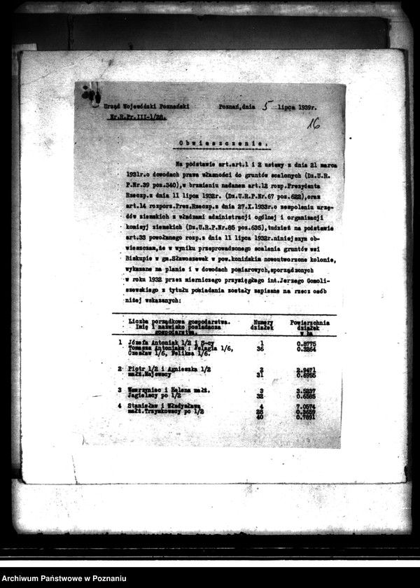 image.from.unit.number "Regulacja hipoteczna scalonych gruntów we wsi Biskupie powiatu konińskiego"