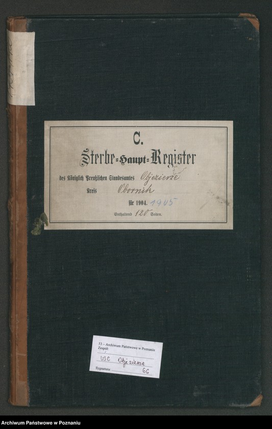 Obraz 2 z jednostki "Sterbe-Haupt-Register"
