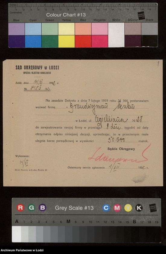 Obraz 3 z jednostki "Szulem Brandwajman- sprzedaz nici"