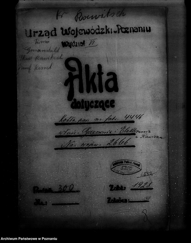 image.from.unit.number "Gazownia i Elektrownia w Rawiczu nr woj. kotła 2666"