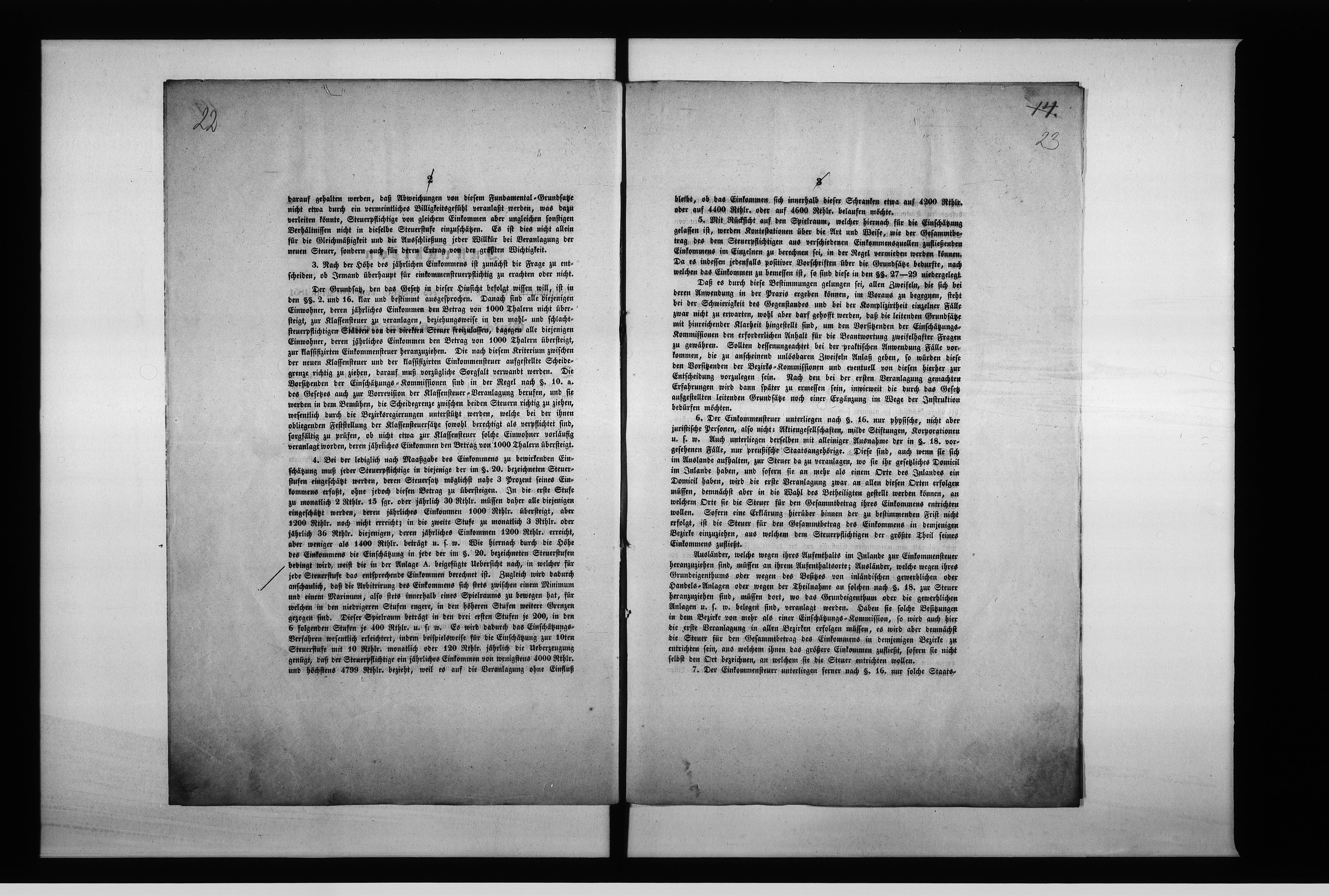 Obraz 19 z jednostki "Acta des Magistrats zu Oppeln betreffend: die Einkommensteuer Vol: I de Anno 1851-1853"