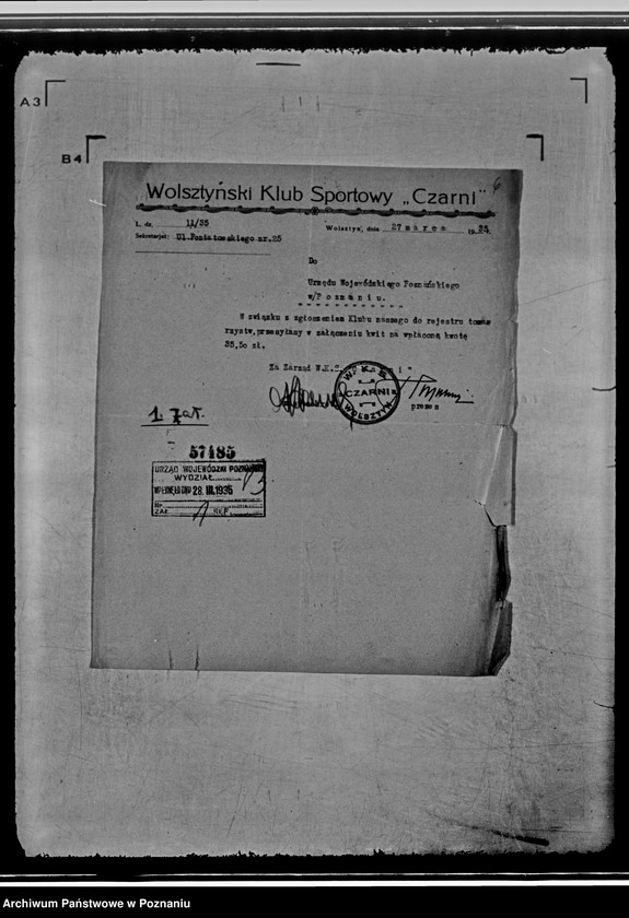 Obraz 10 z jednostki "/Wolsztyński Klub Sportowy,,Czarni" w Wolsztynie/"