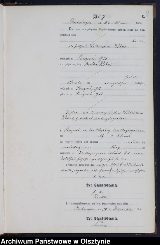 image.from.unit.number "Sterbe-Neben-Register Nr 1 - 67"