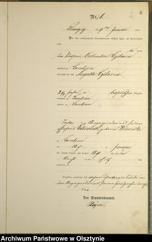 image.from.unit.number "Sterbe-Haupt-Register Nr 1 - 24"