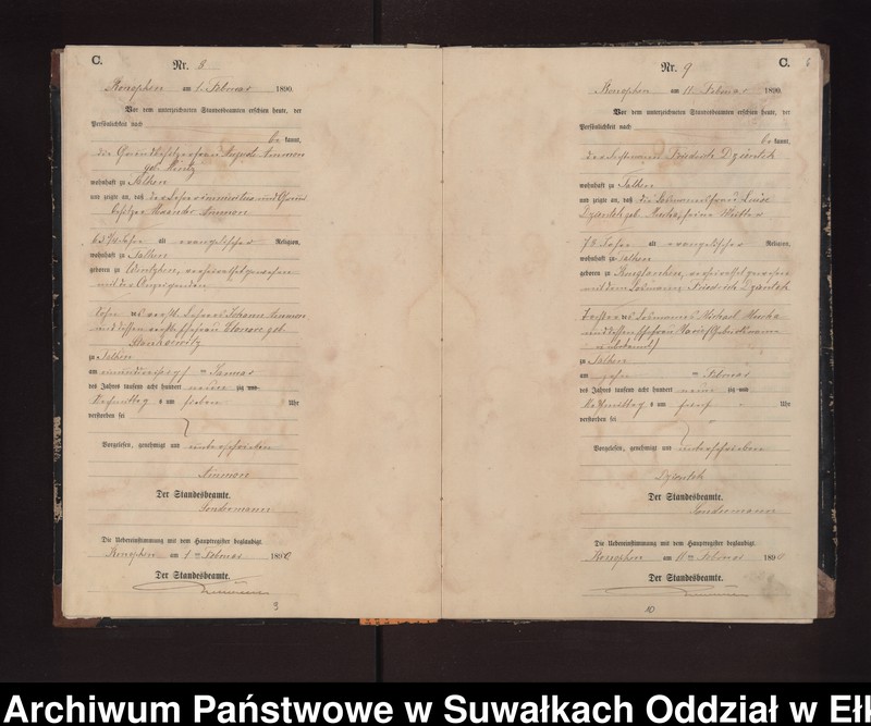 image.from.unit.number "Sterbe-Neben-Register des Preussischen Standes-Amtes Gr. Konopken Kreis Loetzen"