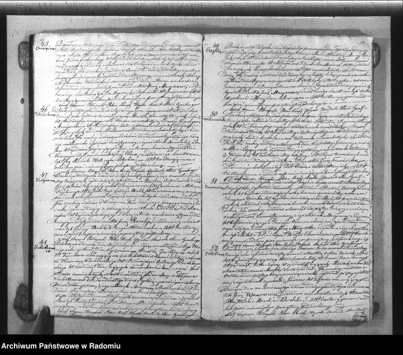 image.from.unit.number "Książka Duplikat Akt Cywilno - Religijnych Parafij Wysoka w okręgu Szydłowieckim Powiecie Opoczyńskim Gubernij Sandomierskiey na rok 1843 sporządzony"