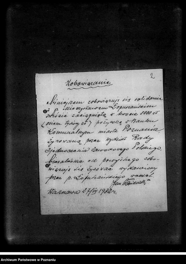 Obraz 6 z jednostki "Korespondencja w sprawach finansowych"