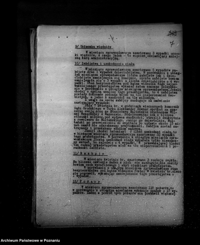 Obraz 11 z jednostki "Sprawozdania ze stanu bezpieczeństwa za miesiące kwiecień-czerwiec-lipiec 1939 r."