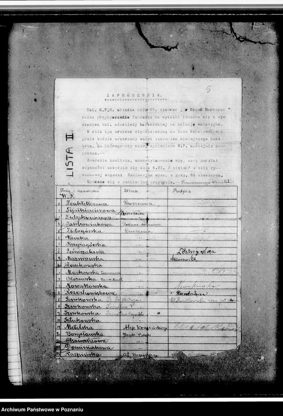 Obraz 9 z jednostki "Okólniki, sprawozdania, zaproszenia Zarządu Koła Przyjaciół Harcerstwa"