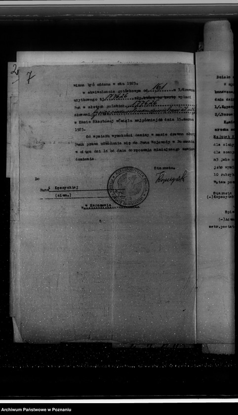 Obraz 11 z jednostki "Majętność leśna Karczewo powiat kościański"