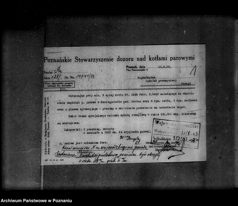 image.from.unit.number "Tartak T. Kowalskiego w Jutrosinie powiat rawicki nr woj. 177"