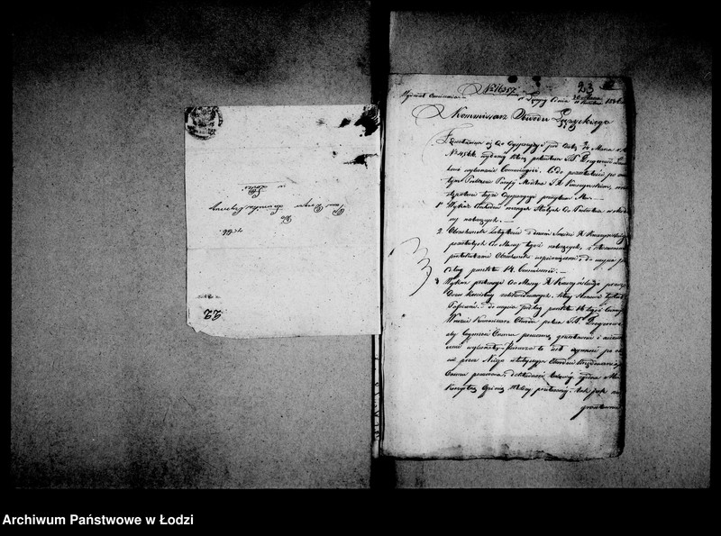 Obraz 19 z jednostki "Akta tyczące się komissoriów"