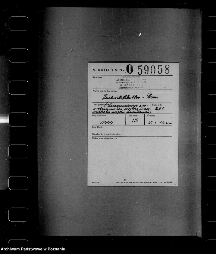 Obraz 2 z jednostki "Korespondencja z powołanymi do wojska pracownikami urzędu namiestnika"