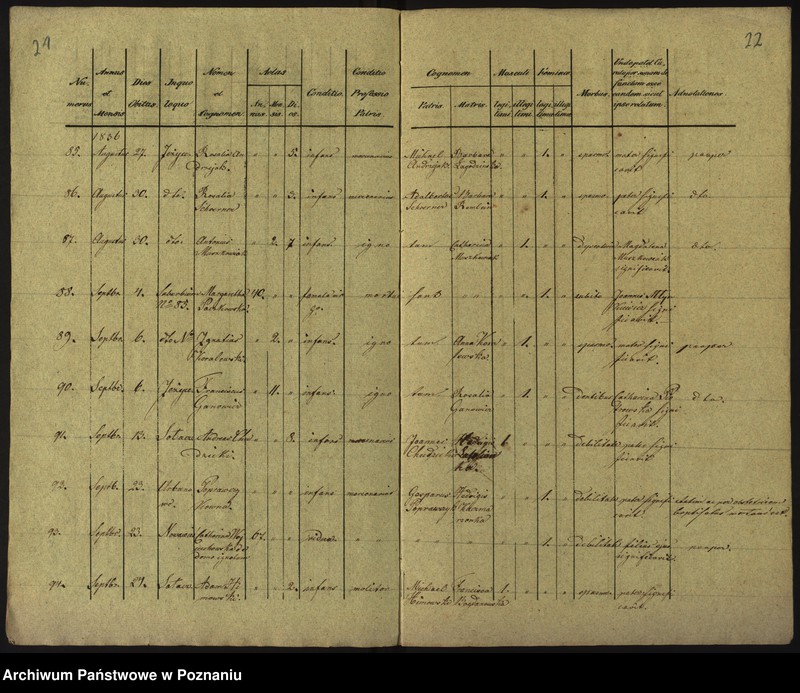 Obraz 14 z jednostki "Księga zgonów"