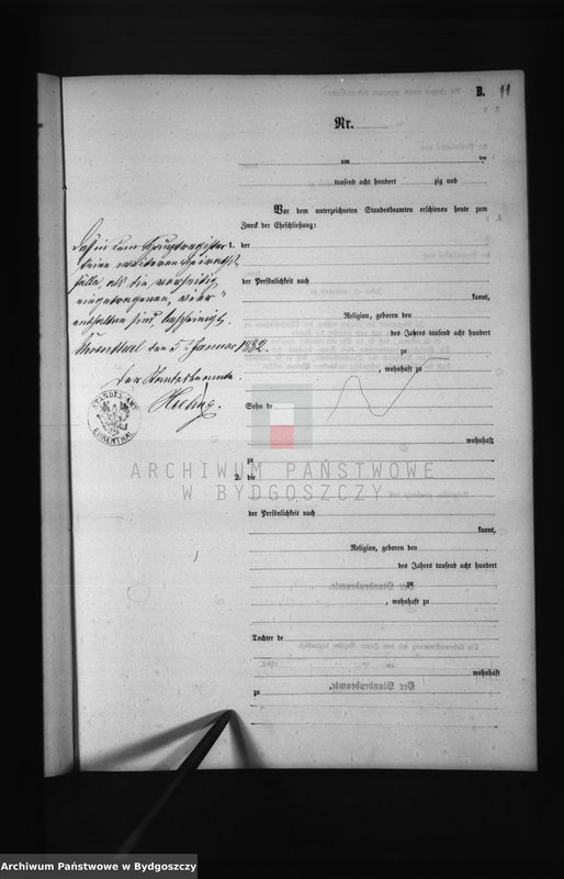 image.from.unit.number "Akta małżeństw - wtóropis nr 1-4"