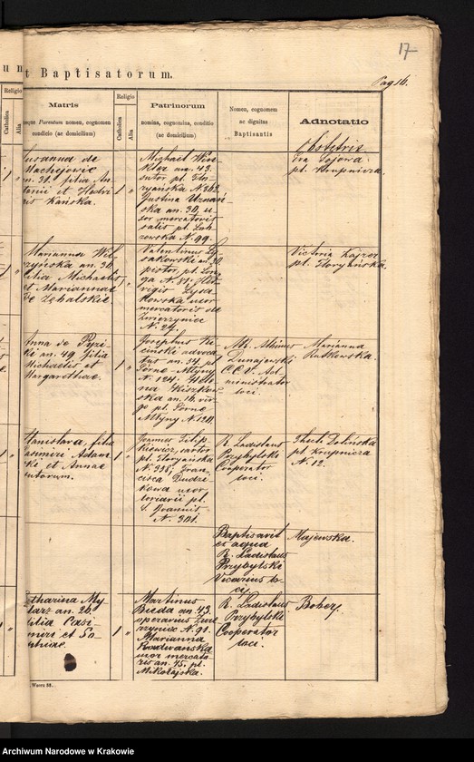 Obraz 20 z jednostki "[Akta urodzeń]"