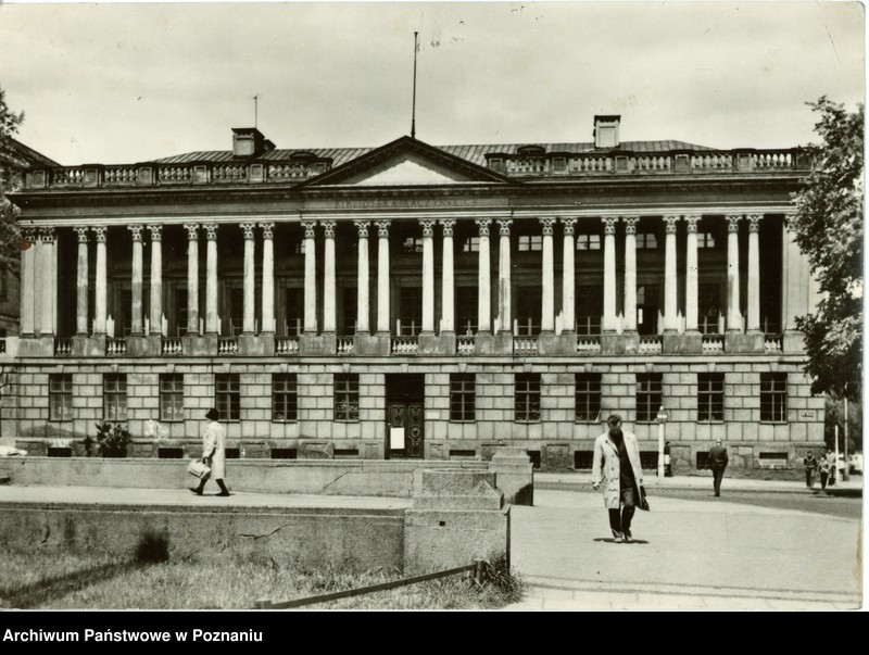 Obraz 1 z jednostki "Poznań - Biblioteka Raczyńskich"
