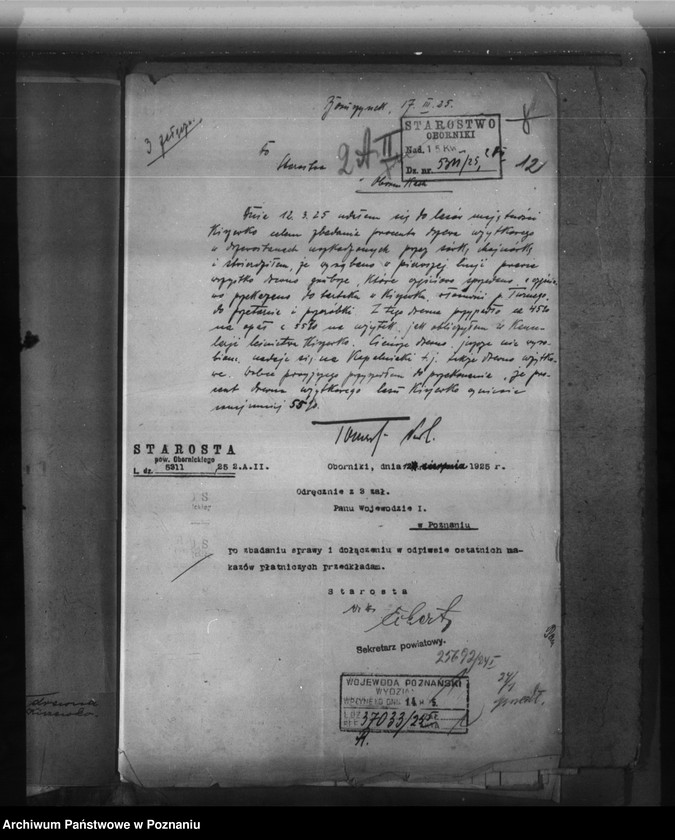 image.from.unit.number "Nadzór nad gospodarką w lasach majętności Kiszewko powiat obornicki"