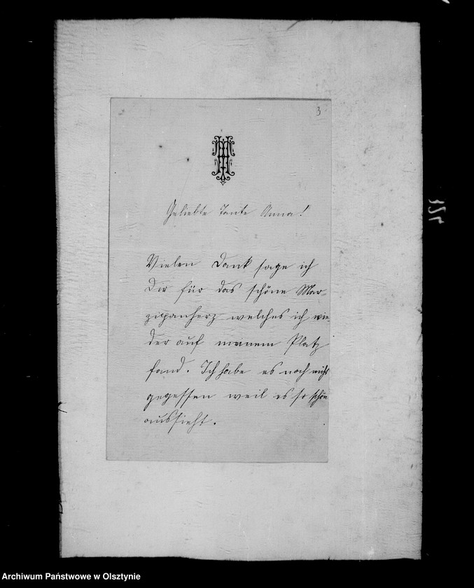 image.from.unit.number "/Therese Gfin Hahn- Kuchelmiss, spätere Gfin Bernsdorff auf Dreilützow mit der Grossichte Alette an ihre Tante Anna Gfin lehndorff geb. Hahn/"
