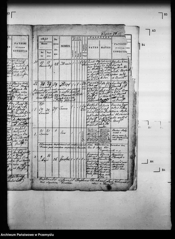 Obraz 19 z jednostki "[Kopie ksiąg metrykalnych parafii Berest z filią Polany (dekanat Grybów)]"