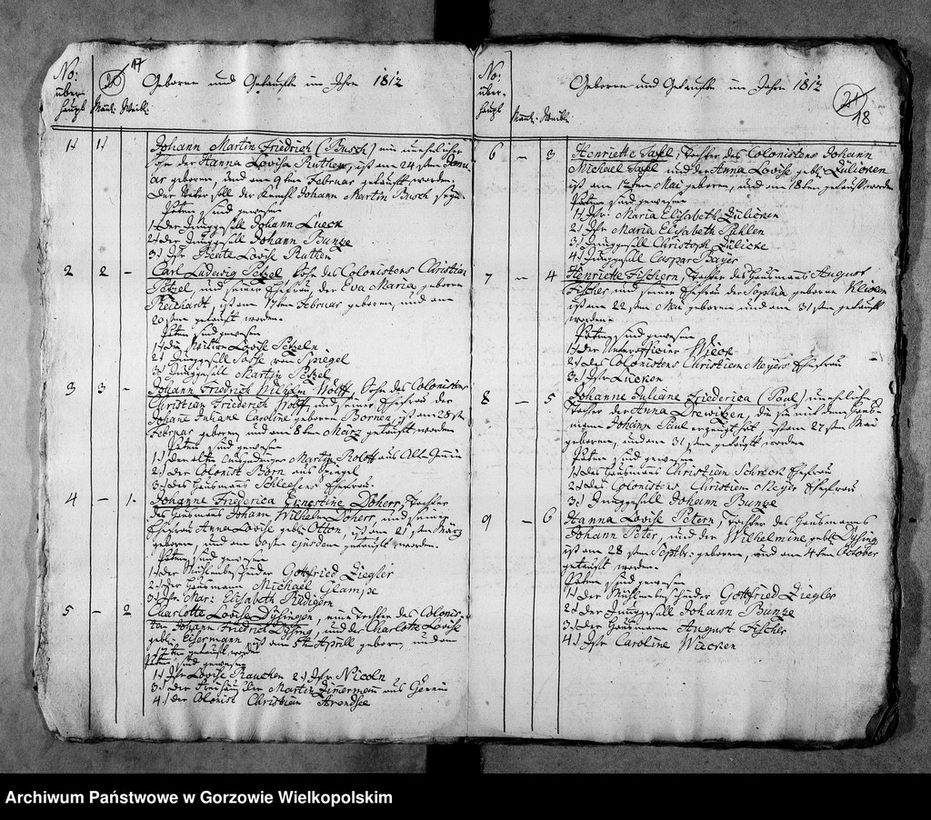 image.from.unit.number "Duplikate der Kirchenbücher von der Parochie Stennewitz: Dühringshof (Bogdaniec), Friedrichsberg (Motylewo), Gennin (Jenin)"