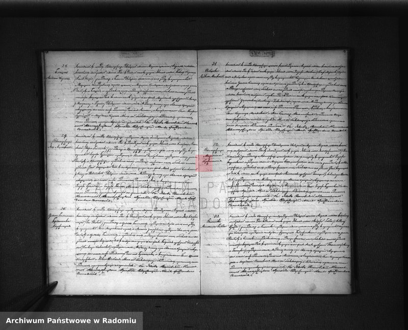 Obraz 9 z jednostki "[Duplikat akt urodzonych, zaślubionych i zmarłych parafii Wyśmierzyce z 1875 roku]"