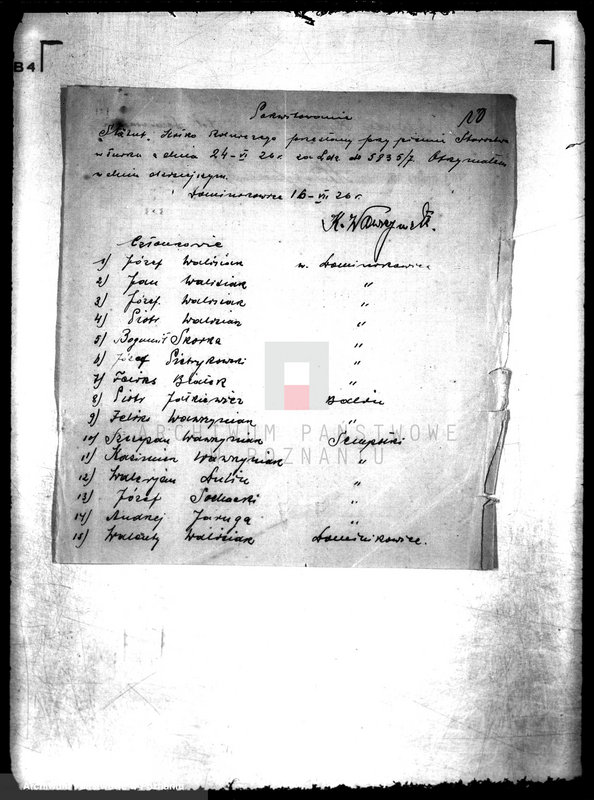 Obraz 14 z jednostki "/Kółko Rolnicze/ sprawy organizacyjne"