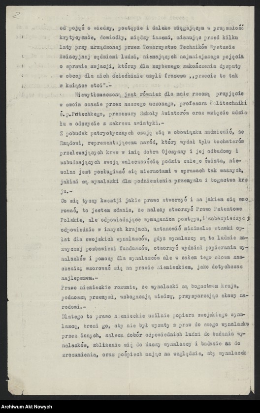 image.from.unit.number "Projekty usprawnienia gospodarki narodowej. Korespondencja. Protokół"