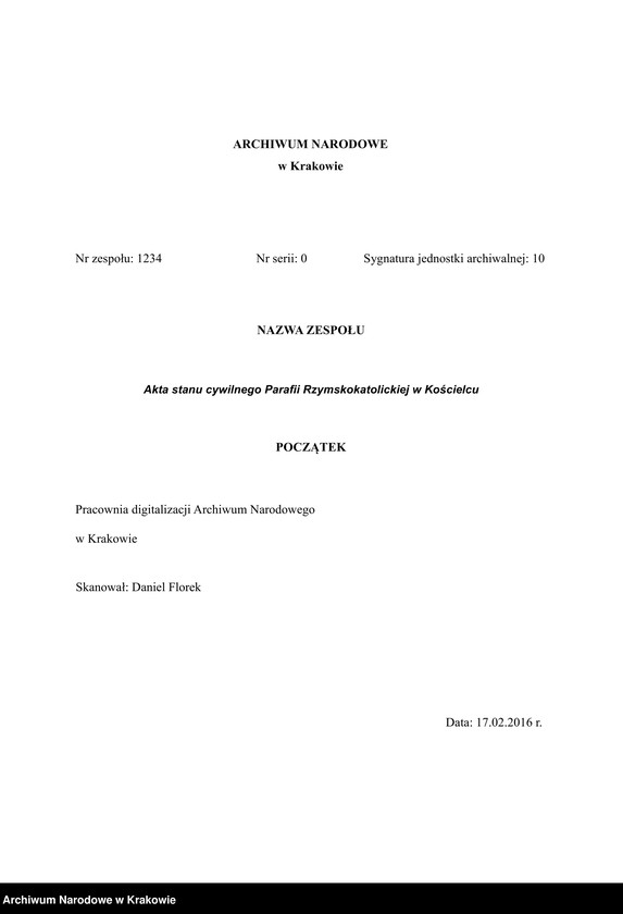 image.from.unit.number "Księga urodzeń, małżeństw i zgonów parafii Kościelec"