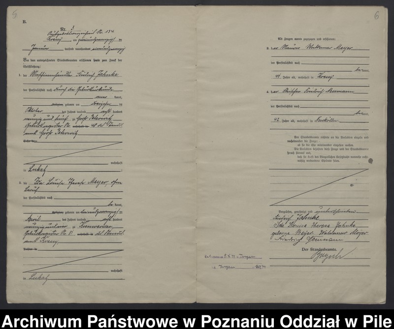 Obraz 6 z jednostki "Księga małżeństw"