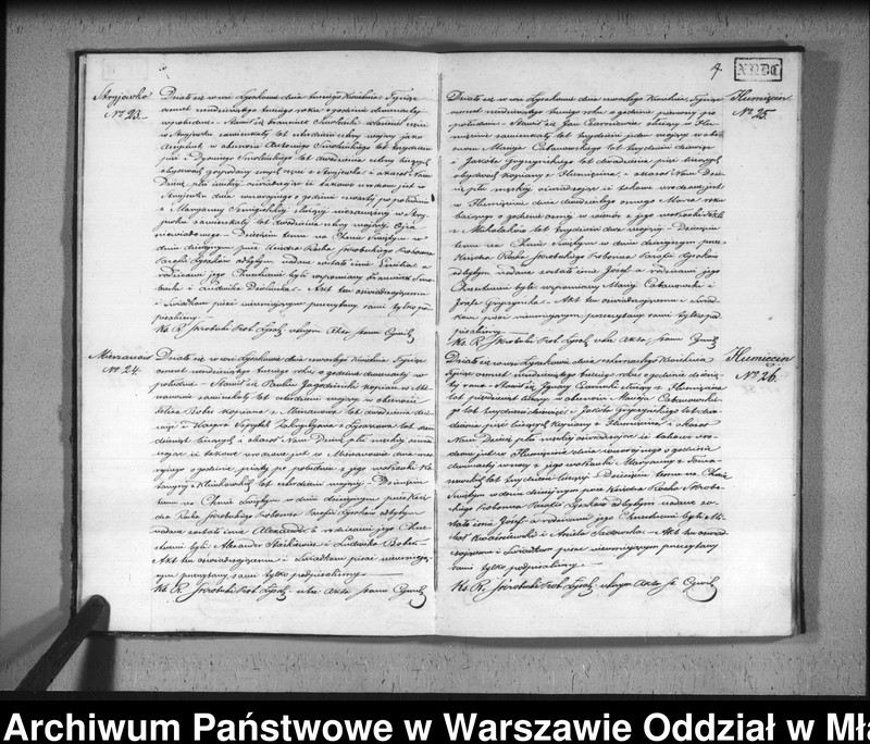 Obraz 9 z jednostki "Akta urodzin, małżeństw i zgonów"