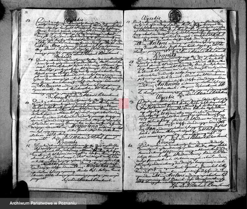 Obraz 9 z jednostki "Akta urodzonych, zaślubionych i zmarłych"