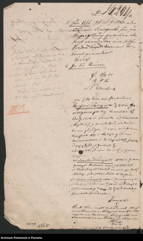 Obraz 6 z jednostki "A. betr. die Familie von Śmiegocki /Michael, Stanislaus und Anton/"