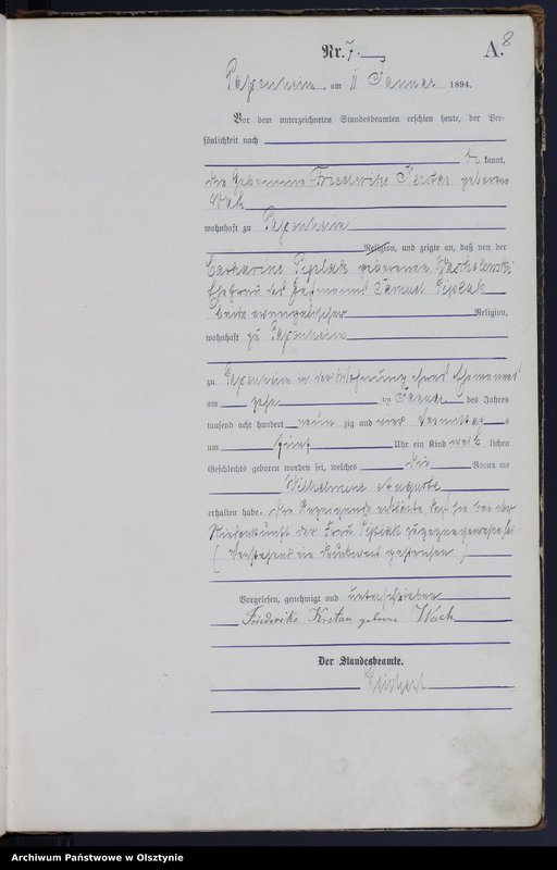 image.from.unit.number "Geburts-Haupt-Register Nr 1 - 78"